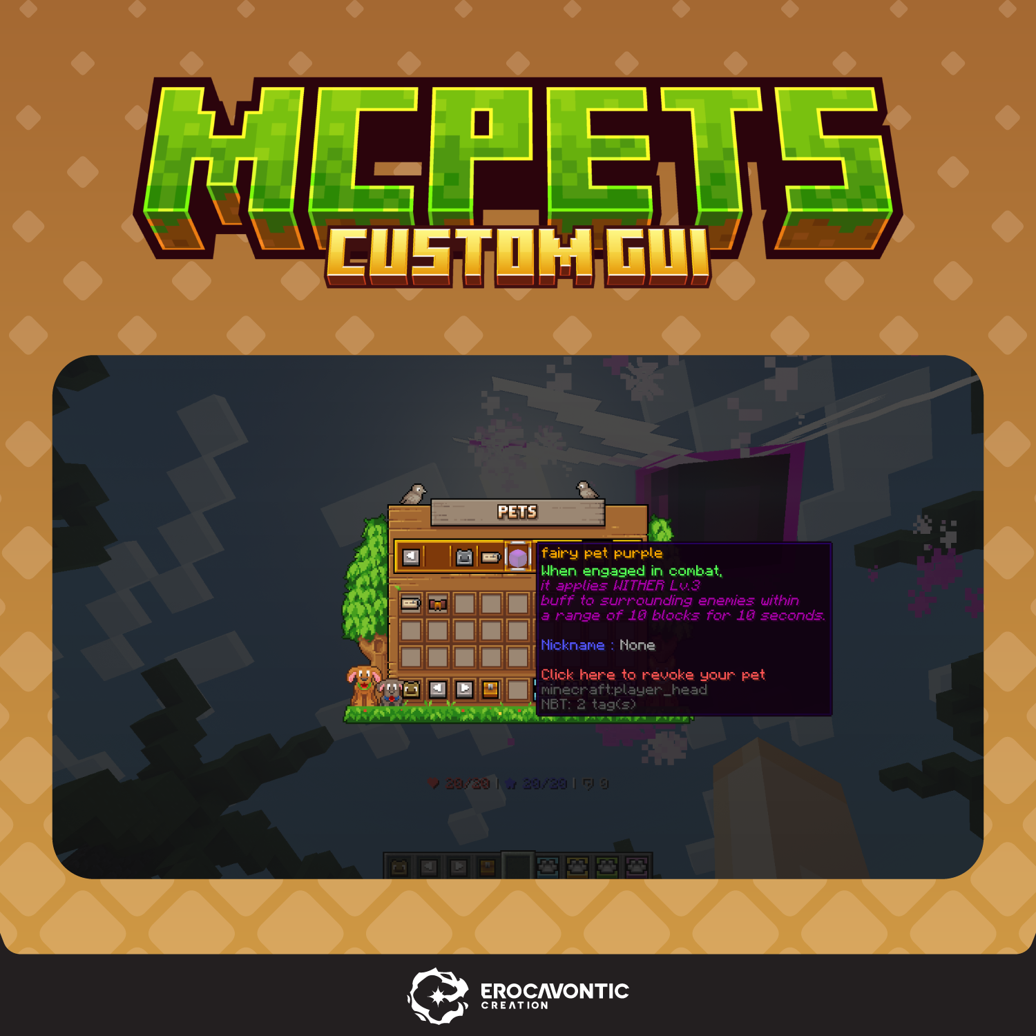 GUI |MCPets (Custom GUI) | Erocavontic Store